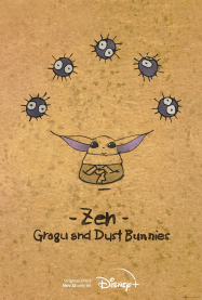 Zen Grogu and Dust Bunnies